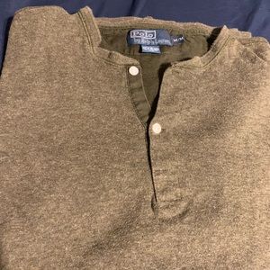 Polo long sleeve henley